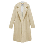 Manteau Long Teddy à Capuche pour Femme | Idéal pour l’Hiver