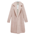 Manteau Long Teddy à Capuche pour Femme | Idéal pour l’Hiver