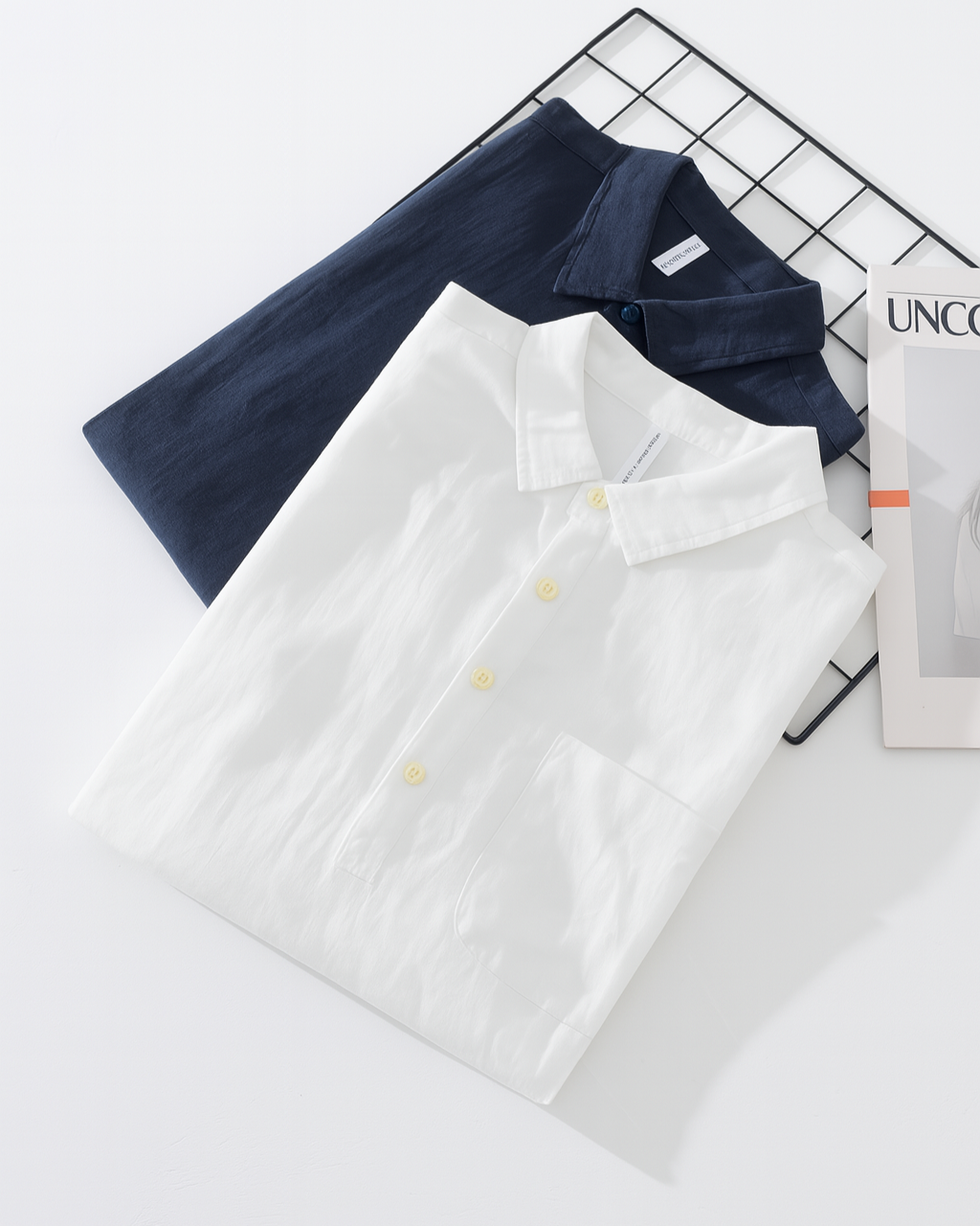 Chemise À Manches Longues Avec Demi-Boutonnage Et Poche Poitrine Pour Hommes | Idéal Pour Le Printemps Et L’Automne