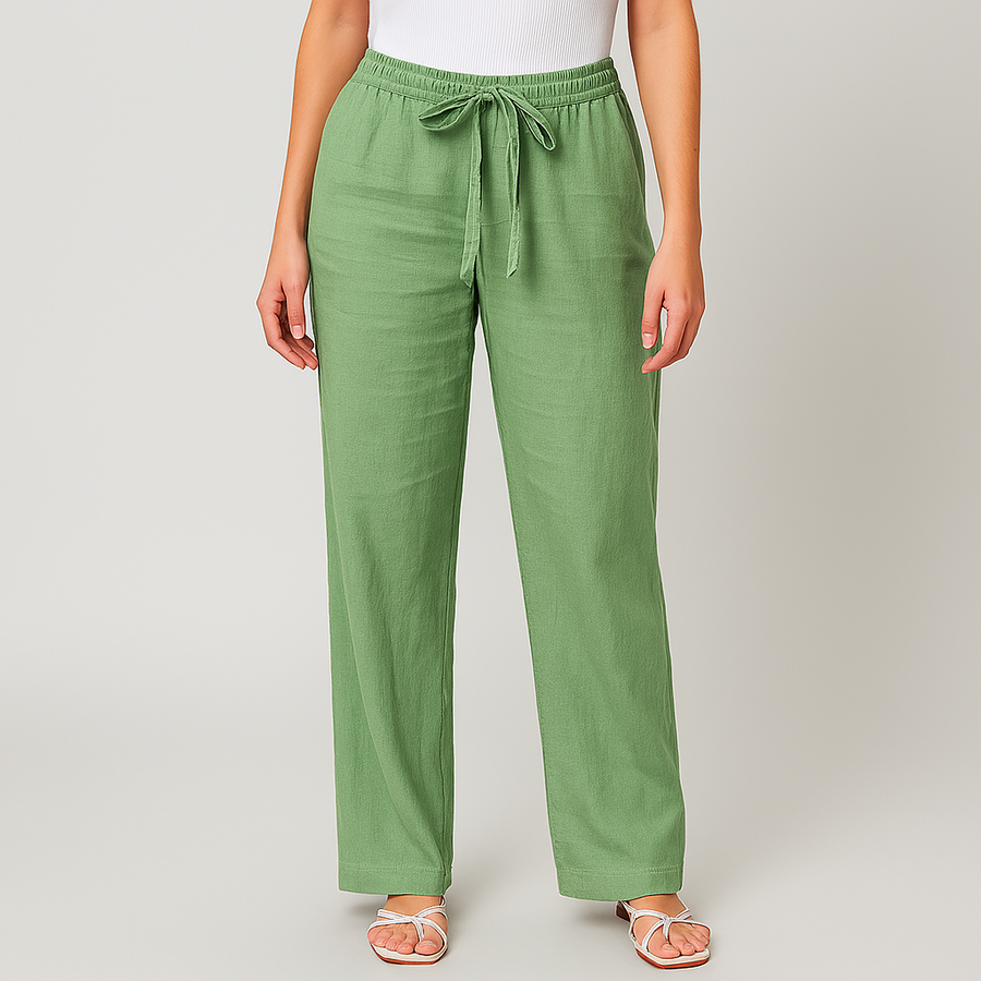 Pantalon Large Avec Ceinture À La Taille Pour Femme | Idéal Pour Usage Quotidien Et Sorties Décontractées