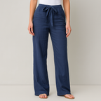 Pantalon Large Avec Ceinture À La Taille Pour Femme | Idéal Pour Usage Quotidien Et Sorties Décontractées