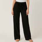 Pantalon Large Avec Ceinture À La Taille Pour Femme | Idéal Pour Usage Quotidien Et Sorties Décontractées