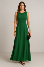 Robe Mi-longue Sans Manches Pour Femme | Idéale Pour Les Tenues Quotidiennes Et Décontractées