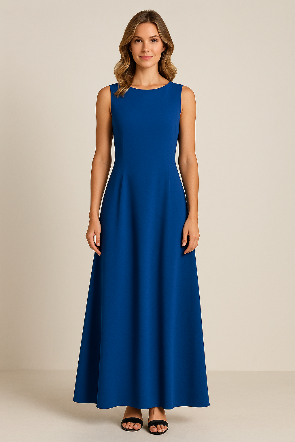 Robe Mi-longue Sans Manches Pour Femme | Idéale Pour Les Tenues Quotidiennes Et Décontractées