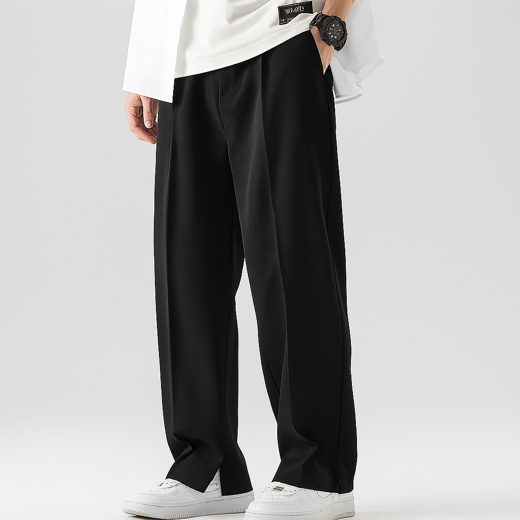 Pantalon D’Été à Coupe Ample pour Homme avec Taille Élastique | Idéal pour un Usage Quotidien