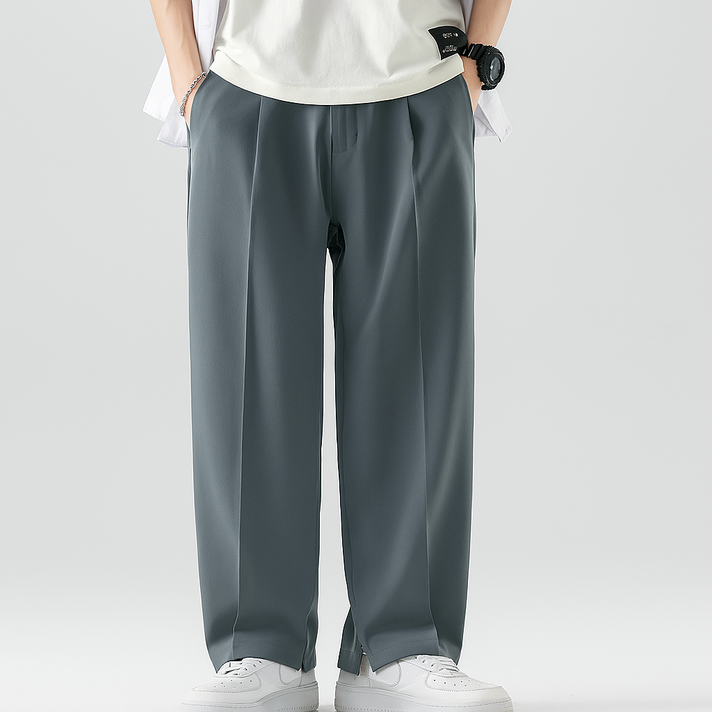 Pantalon D’Été à Coupe Ample pour Homme avec Taille Élastique | Idéal pour un Usage Quotidien