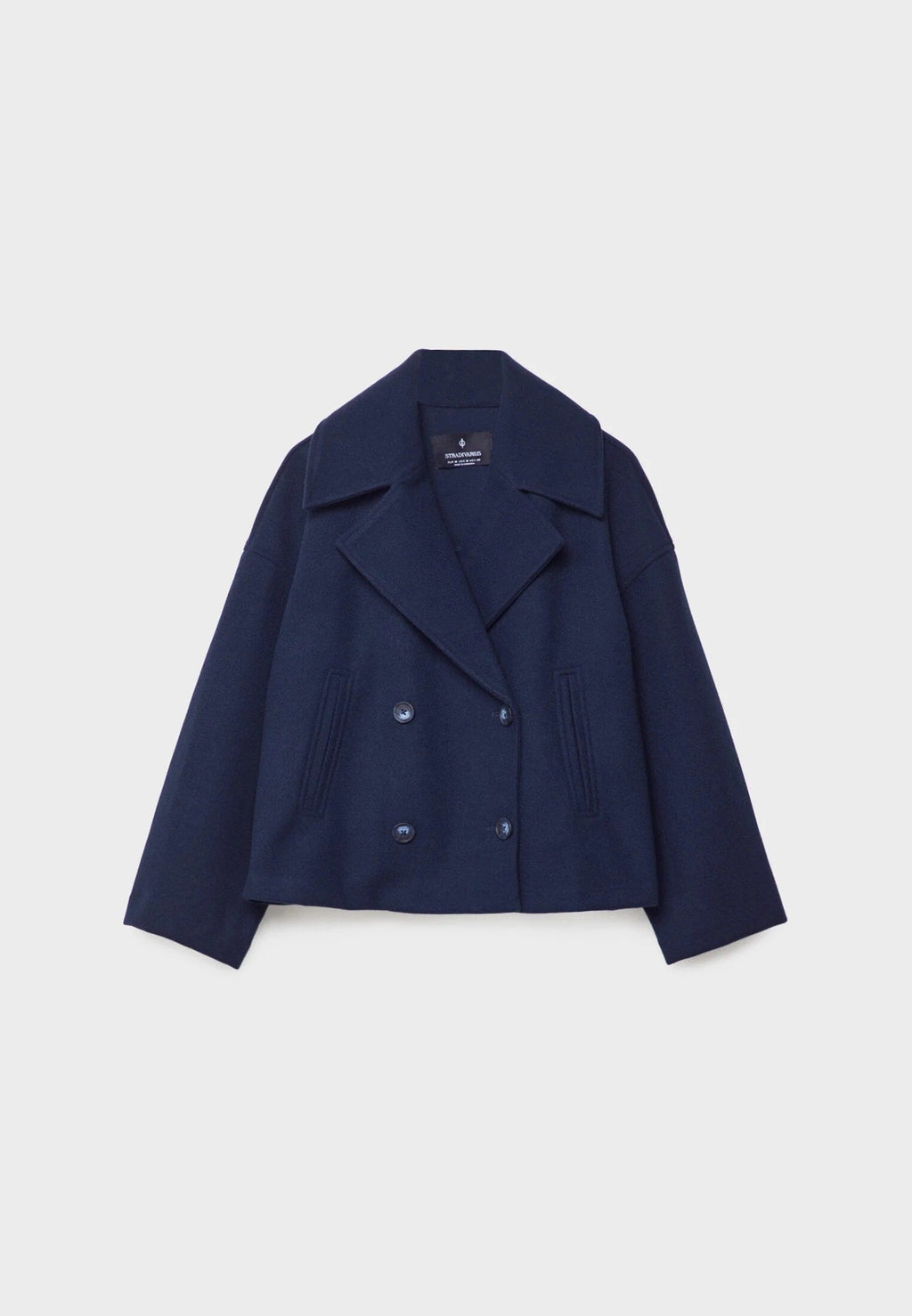 Veste Courte Pour Femme | Double Boutonnage Élégant | Tissu Doux Confortable