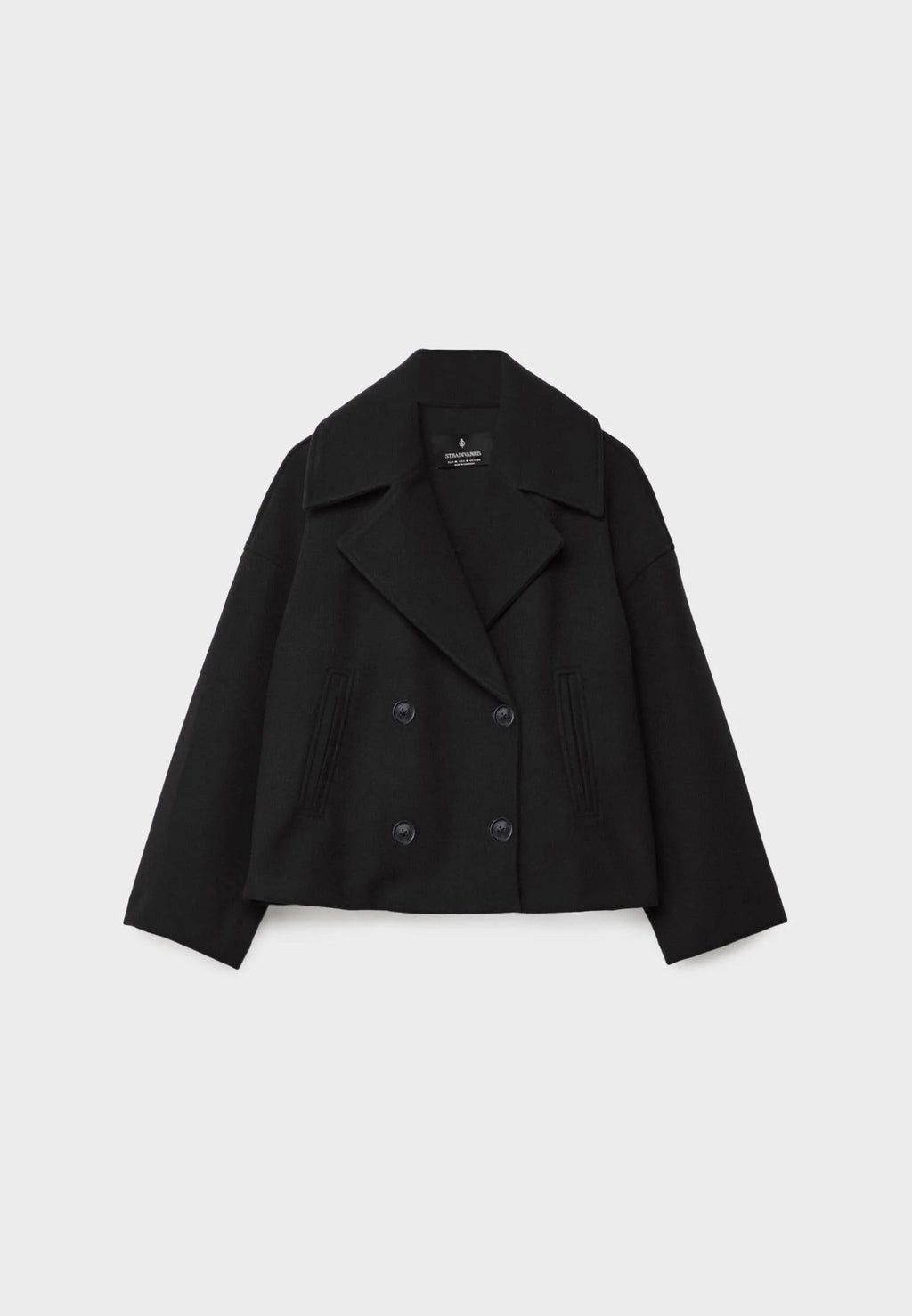 Veste Courte Pour Femme | Double Boutonnage Élégant | Tissu Doux Confortable