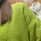 Cardigan Oversize avec Motif Tricoté pour Adultes | Idéal pour les Saisons Fraîches