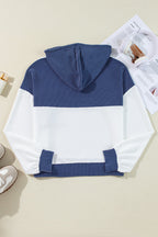 Sweat À Capuche À Blocs De Couleur avec Détail Noué Et Cordon Ajustable pour Adulte | Idéal pour Les Tenues Décontractées
