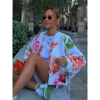 Veste Matelassée À Imprimé Floral pour Femme | Idéale pour La Mi-Saison