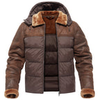 Doudoune D'Hiver avec Capuche Amovible pour Hommes | Idéale pour Les Journées Froides