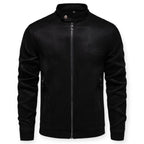 Veste Zippée À Col Montant pour Hommes | Idéale pour Les Sorties Quotidiennes