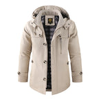 Veste d’Hiver Isolée avec Capuche et Fermeture Zippée pour Homme | Idéale pour Extérieur