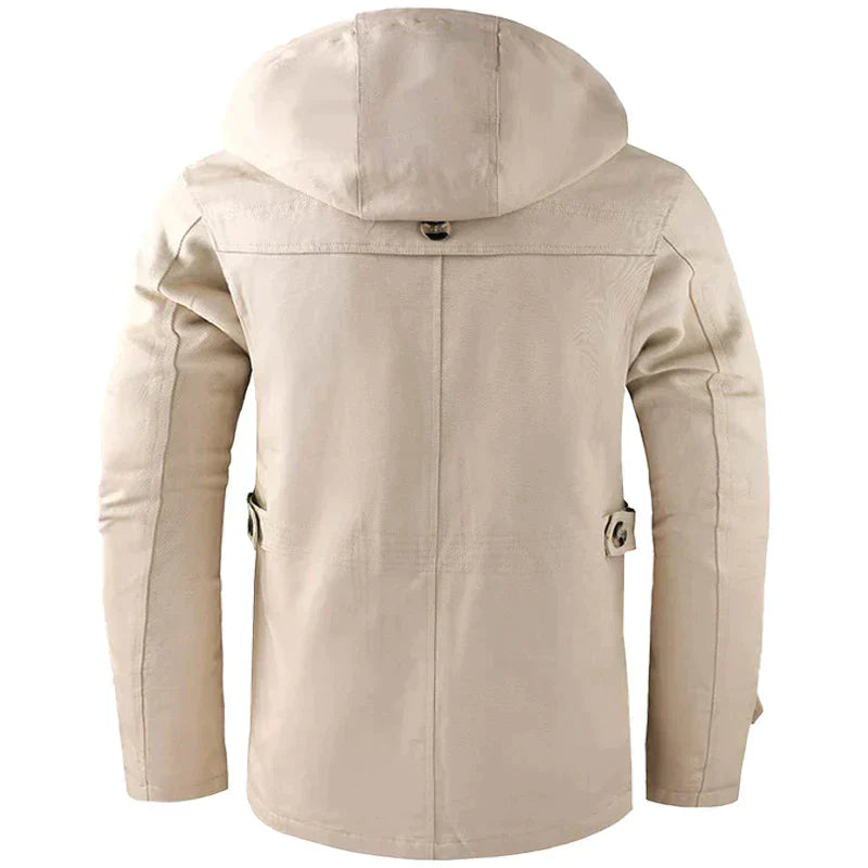 Veste d’Hiver Isolée avec Capuche et Fermeture Zippée pour Homme | Idéale pour Extérieur