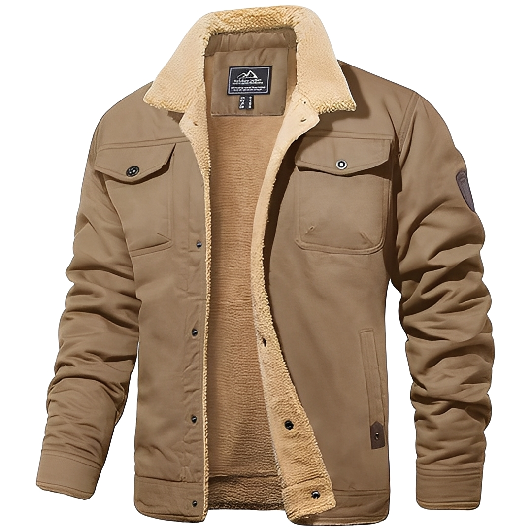 Blouson Bomber Avec Fermeture Zippée Et Poches Pour Homme | Idéal Pour L'hiver