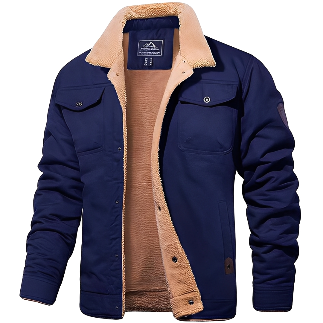 Blouson Bomber Avec Fermeture Zippée Et Poches Pour Homme | Idéal Pour L'hiver