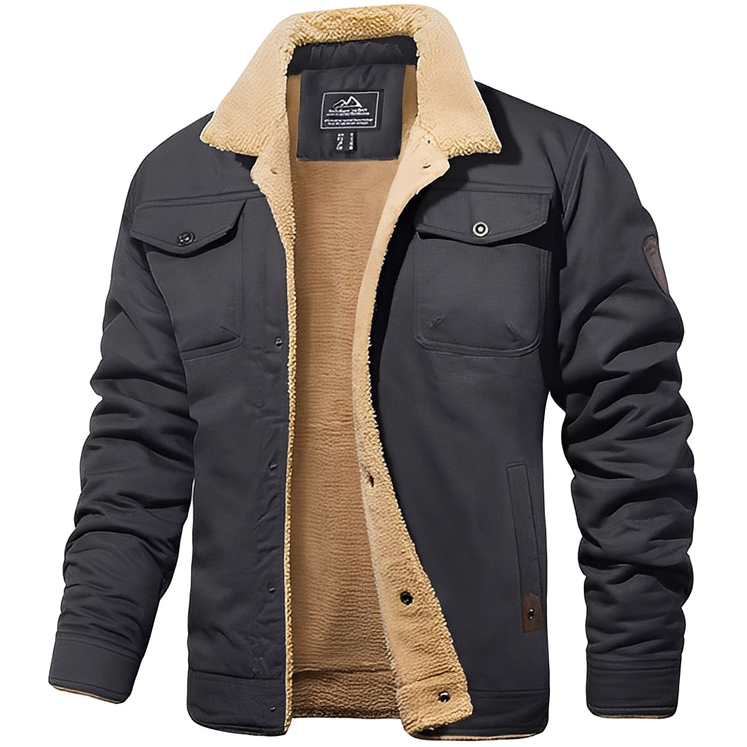 Blouson Bomber Avec Fermeture Zippée Et Poches Pour Homme | Idéal Pour L'hiver