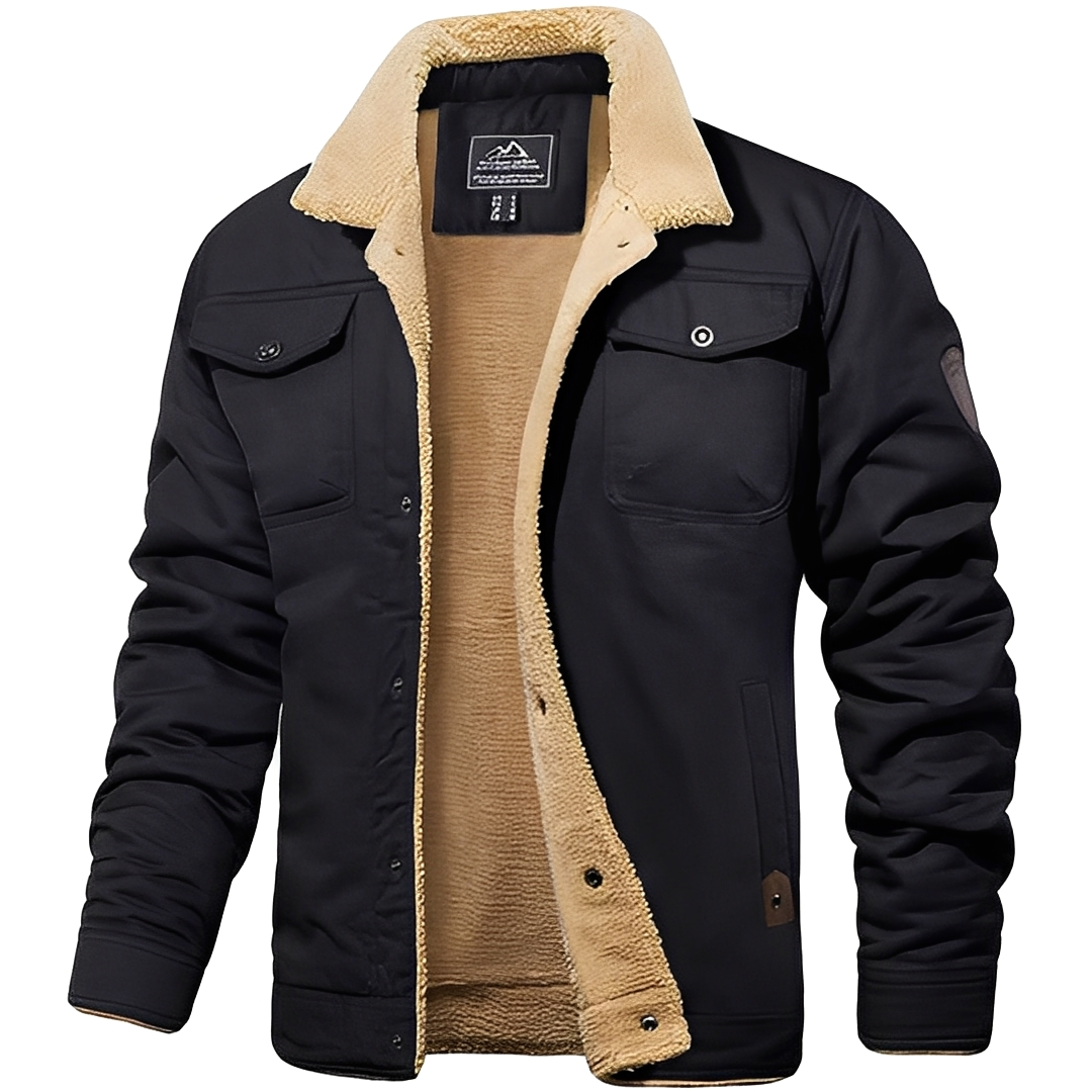Blouson Bomber Avec Fermeture Zippée Et Poches Pour Homme | Idéal Pour L'hiver