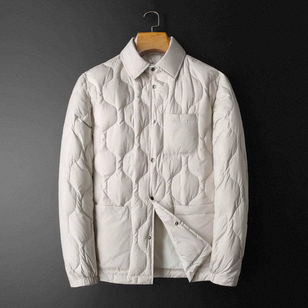 Manteau Long avec Col Polo pour Hommes | Idéal pour l’Hiver