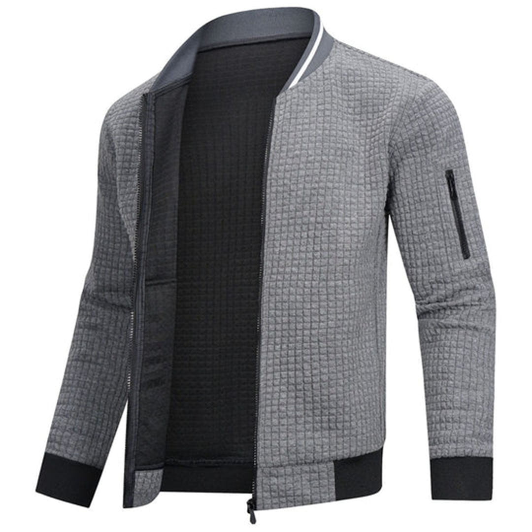 Veste Matelassée Slim Fit Avec Fermeture Zippée Pour Homme | Idéal Pour Les Saisons De Transition