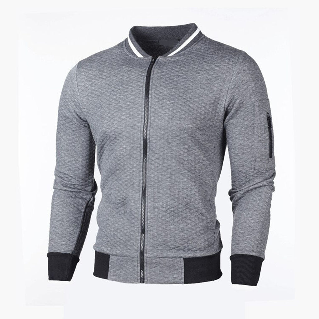 Veste Matelassée Slim Fit Avec Fermeture Zippée Pour Homme | Idéal Pour Les Saisons De Transition