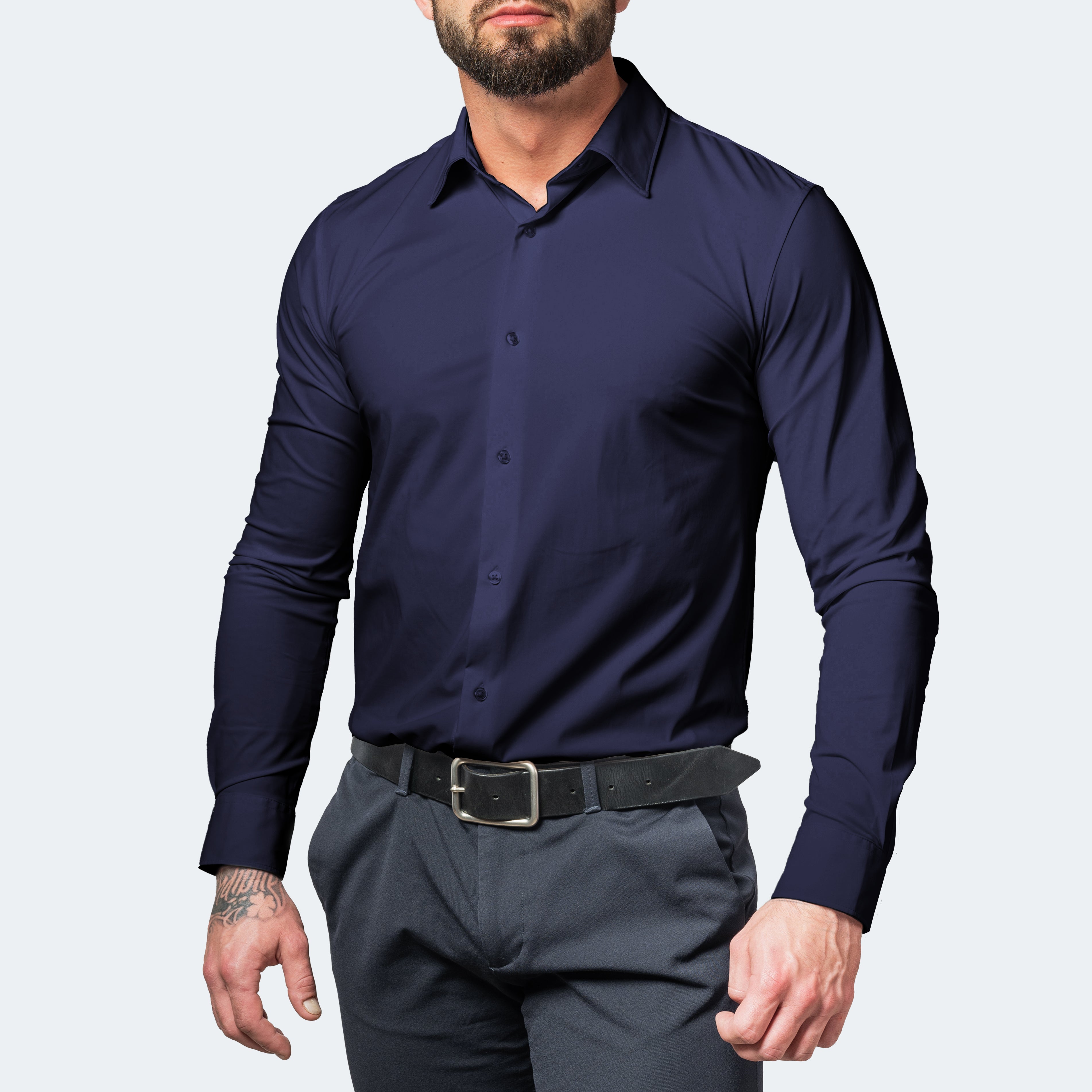 Chemise pour Homme À Coupe Classique avec Fermeture Boutonnée | Idéale pour Le Quotidien