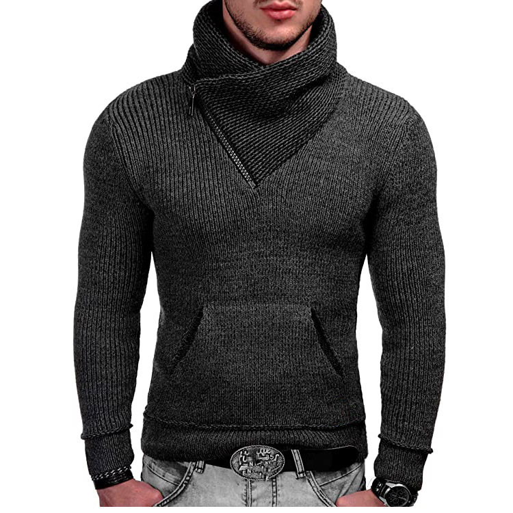 Pull Avec Col Drapé Zippé Pour Adultes | Idéal Pour Un Usage Quotidien