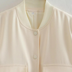 Veste Courte À Fermeture Boutonnée Et Coupe Droite Pour Femme | Idéale Pour Le Printemps Et L’Automne