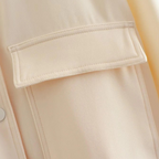 Veste Courte À Fermeture Boutonnée Et Coupe Droite Pour Femme | Idéale Pour Le Printemps Et L’Automne