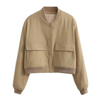 Veste Courte À Fermeture Boutonnée Et Coupe Droite Pour Femme | Idéale Pour Le Printemps Et L’Automne
