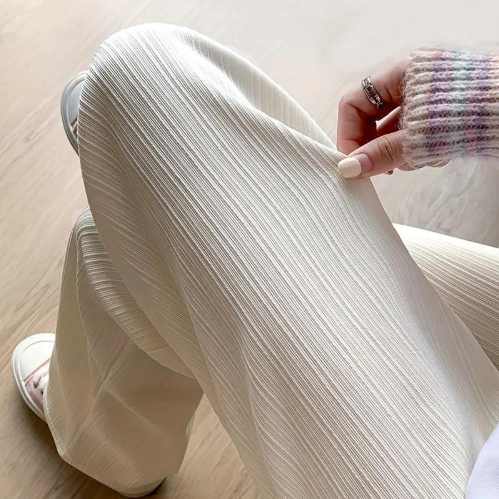 Pantalon Décontracté À Taille Élastique Pour Femmes | Idéal Pour Un Usage Quotidien