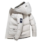 Veste d’Hiver Matelassée avec Capuche Fixe pour Homme | Adaptée à un Usage Quotidien