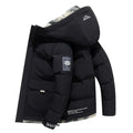 Veste d’Hiver Matelassée avec Capuche Fixe pour Homme | Adaptée à un Usage Quotidien