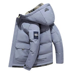 Veste d’Hiver Matelassée avec Capuche Fixe pour Homme | Adaptée à un Usage Quotidien