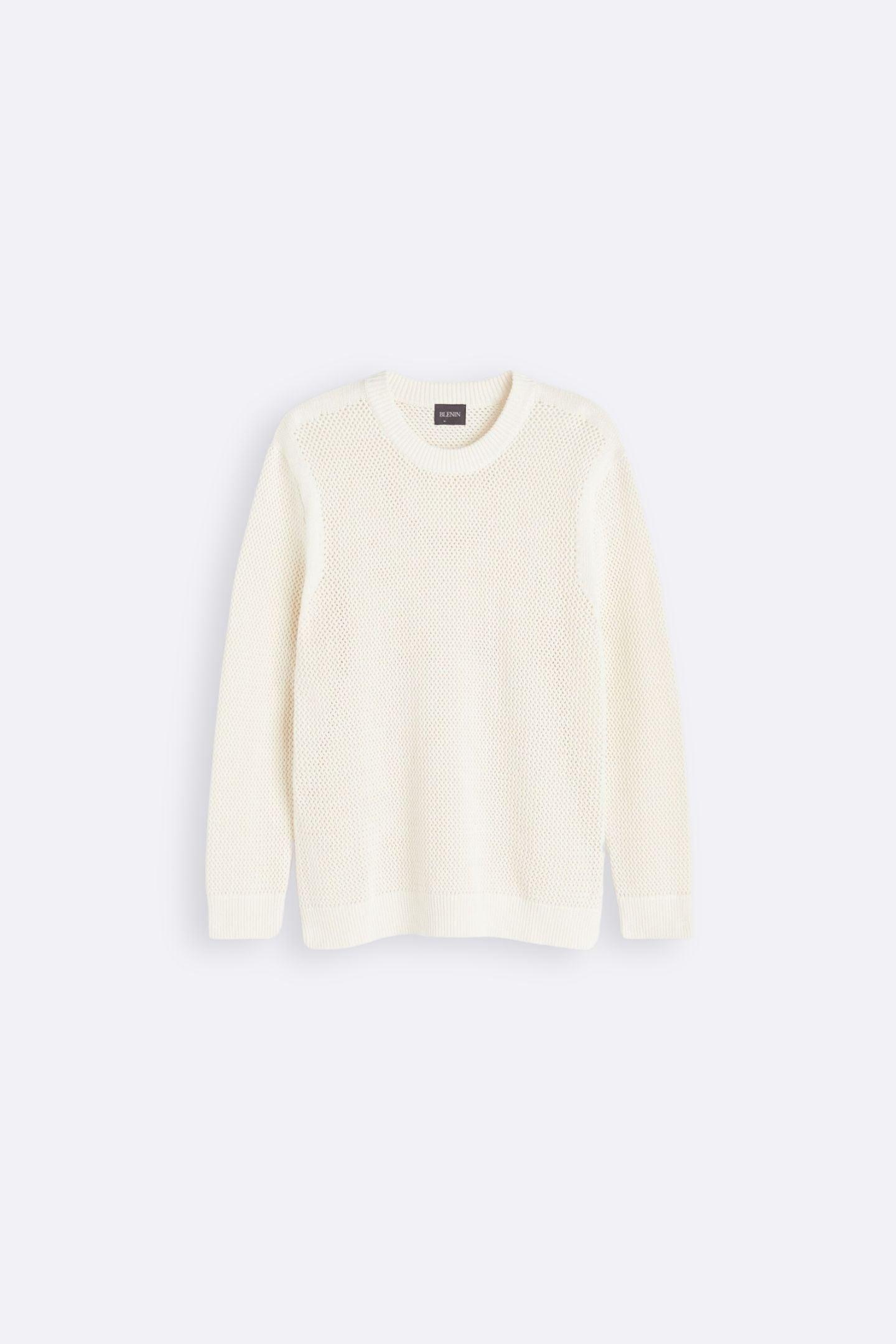 Pull En Maille Avec Motif Structuré Pour Homme | Idéal Pour Usage Quotidien