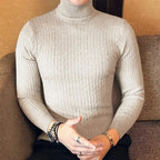Pull-Over À Col Roulé Avec Système Chauffant Intégré Pour Homme | Idéal Pour La Saison Froide