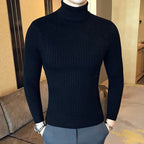 Pull à Col Roulé Chauffant pour Hommes avec Fonction Électrique | Idéal pour l’Hiver