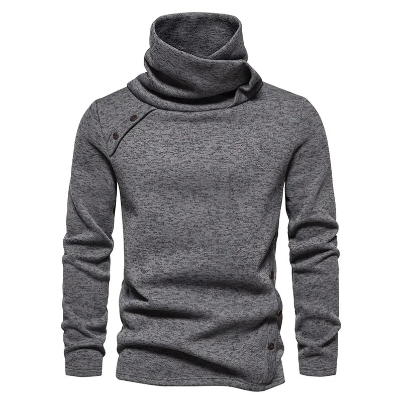 Pull à Col Montant Classique pour Homme | Idéal pour l’Hiver