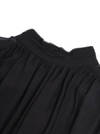 Robe Midi À Manches Transparentes Et Col Montant Pour Femme | Idéal Pour Usage Quotidien Et Occasions