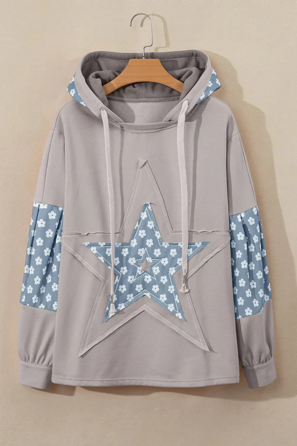 Sweat À Capuche À Motif Étoiles avec Cordon Ajustable pour Adulte | Idéal pour Les Tenues Décontractées