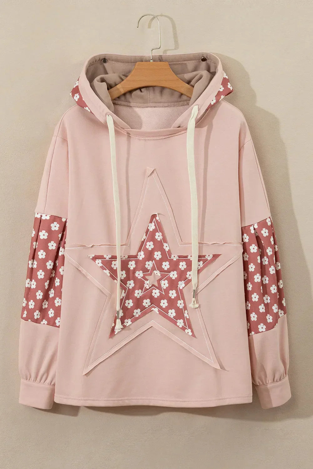 Sweat À Capuche À Motif Étoiles avec Cordon Ajustable pour Adulte | Idéal pour Les Tenues Décontractées