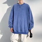 Sweat-Shirt Homme à Coupe Ample pour Usage Quotidien | Idéal pour la Mi-Saison