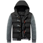 Veste Matelassée avec Capuche Ajustable pour Homme | Idéale pour l’Hiver
