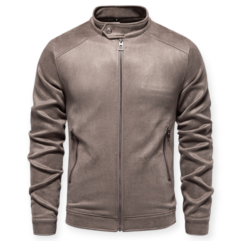 Veste Zippée À Col Montant pour Hommes | Idéale pour Les Sorties Quotidiennes