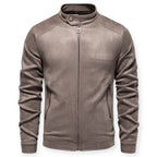 Veste Zippée À Col Montant pour Hommes | Idéale pour Les Sorties Quotidiennes