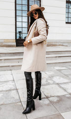 Manteau Long Avec Coupe Droite Pour Adultes | Idéal Pour La Saison Froide