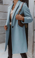 Manteau Long Avec Coupe Droite Pour Femmes | Idéal Pour La Saison Froide