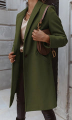 Manteau Long Avec Coupe Droite Pour Femmes | Idéal Pour La Saison Froide