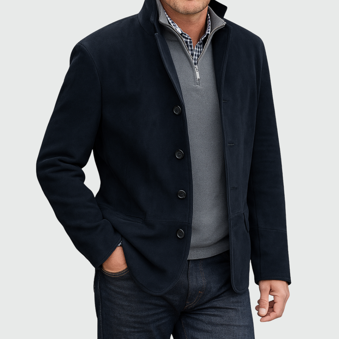 Blazer Avec Fermeture À Boutons Et Coupe Structurée Pour Homme | Idéal pour un Usage Quotidien